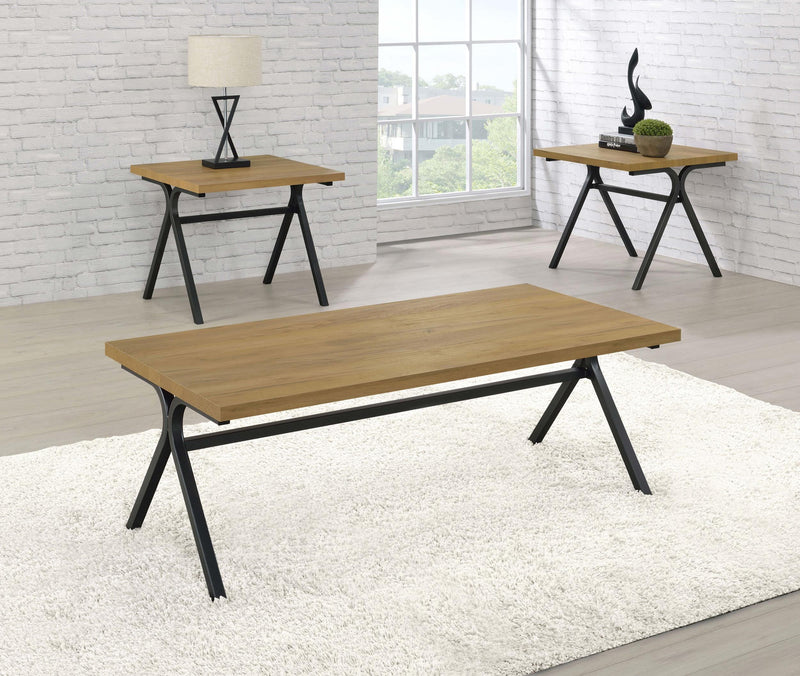 Colmar 3-piece Engineered Wood Coffee Table Set