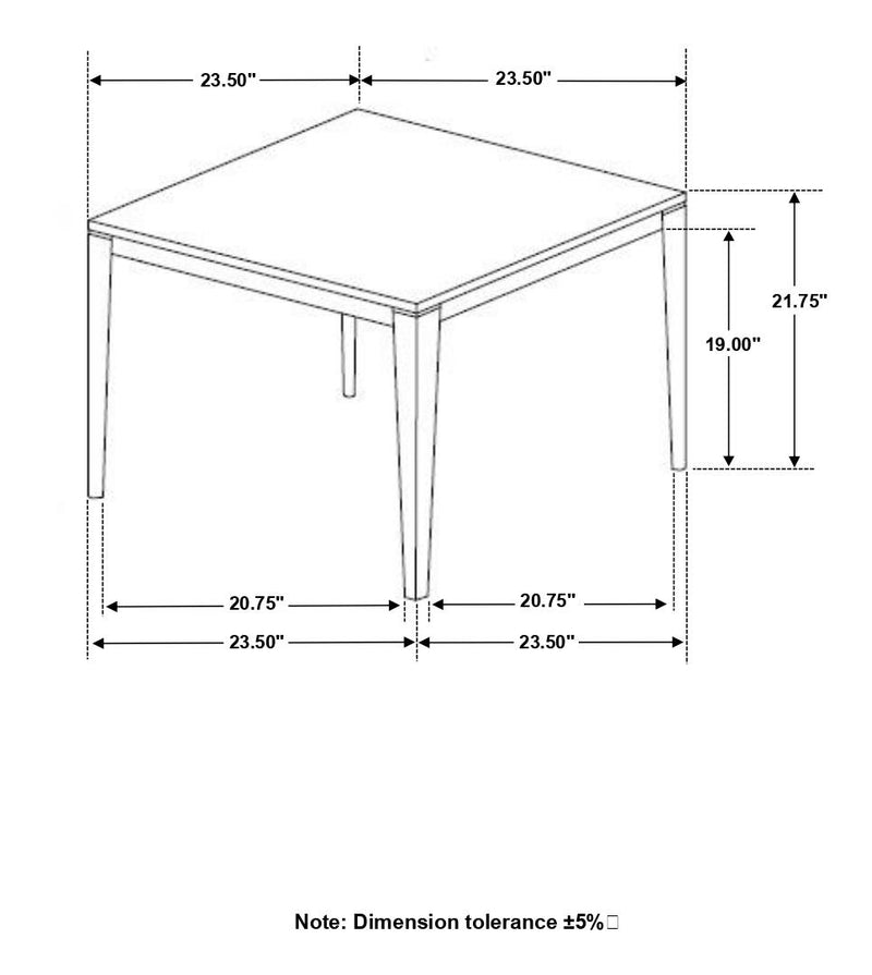 Mozzi Square Faux Marble Side End Table Grey and