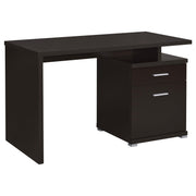 Irving 47-inch 2-drawer Office Computer Desk Cappuccino - detail 3
