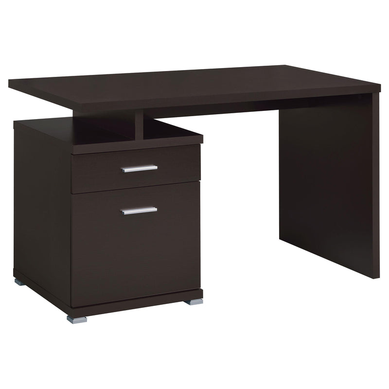 Irving 47-inch 2-drawer Office Computer Desk Cappuccino - detail 4