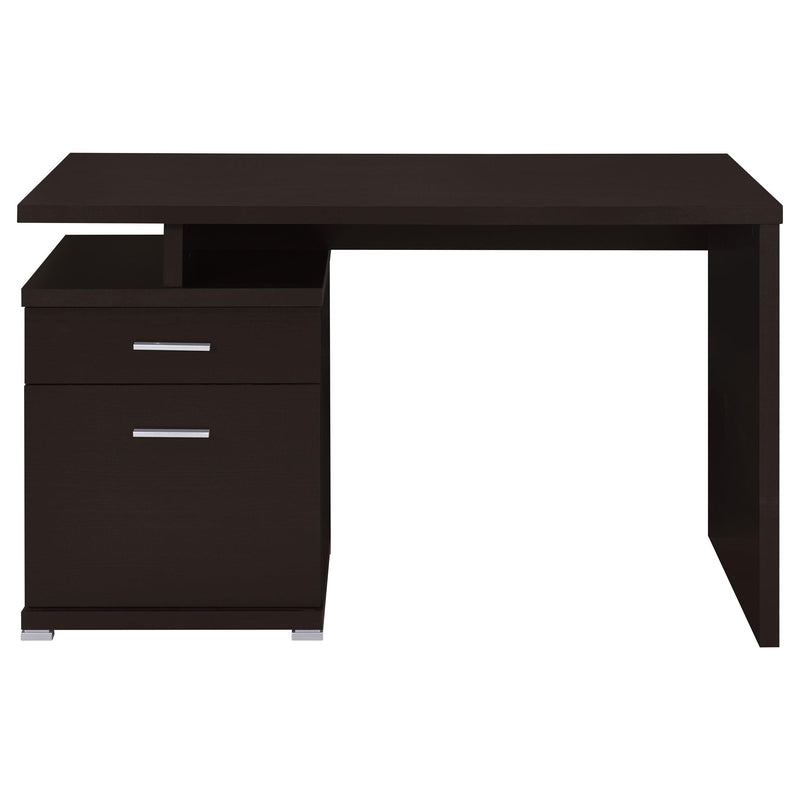 Irving 47-inch 2-drawer Office Computer Desk Cappuccino - detail 6