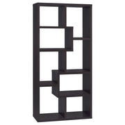 Theo 71-inch 6-shelf Bookshelf Cappuccino - alternate view