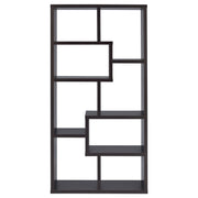 Theo 71-inch 6-shelf Bookshelf Cappuccino - detail 3