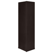 Alder 71-inch 6-shelf Corner Bookcase Cappuccino - detail 5