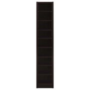 Eliam 71-inch 8-shelf Bookcase Cappuccino - detail 3