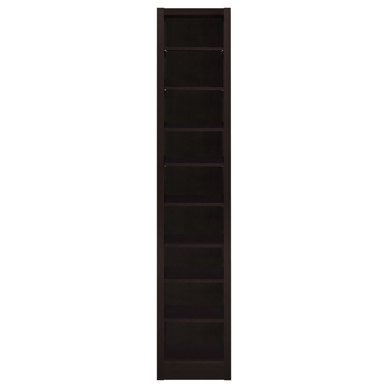 Eliam 71-inch 8-shelf Bookcase Cappuccino - detail 3