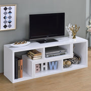 Velma Multipurpose TV Stand and Bookshelf White - detail 3