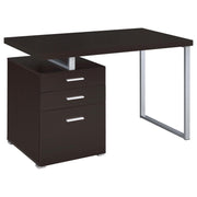 Brennan 47-inch 3-drawer Office Computer Desk Cappuccino - alternate view