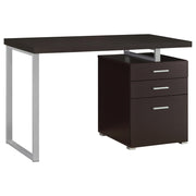 Brennan 47-inch 3-drawer Office Computer Desk Cappuccino - detail 3