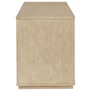 Harkes 75-inch 3-drawer Computer Desk with Adjustable Shelf Light Elm - detail 7