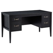 Graham 54-inch 4-drawer Double Pedestal Lift Top Computer Desk Black - detail 3