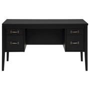Graham 54-inch 4-drawer Double Pedestal Lift Top Computer Desk Black - detail 6