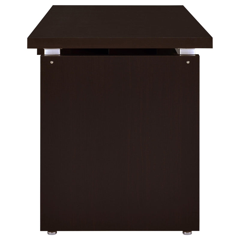 Skylar 83-inch L-Shaped Office Computer Desk Cappuccino - detail 6