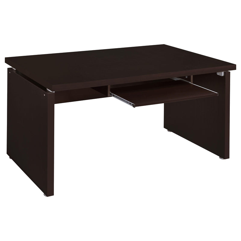 Skylar 55-inch Computer Desk with Keyboard Drawer Cappuccino - detail 3