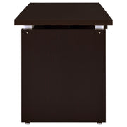 Skylar 55-inch Computer Desk with Keyboard Drawer Cappuccino - detail 6