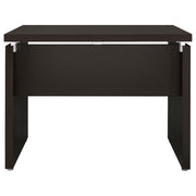 Skylar 39-inch Engineered Wood Writing Desk Cappuccino - detail 3