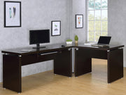 Skylar 39-inch Engineered Wood Writing Desk Cappuccino - detail 7