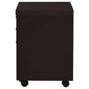 Skylar 3-drawer Home Office Mobile File Cabinet Cappuccino - detail 6