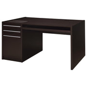 Halston 60-inch 3-drawer Office Computer Desk Cappuccino - alternate view
