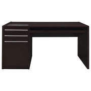 Halston 60-inch 3-drawer Office Computer Desk Cappuccino - detail 4