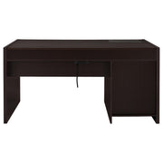 Halston 60-inch 3-drawer Office Computer Desk Cappuccino - detail 6