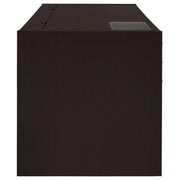 Halston 60-inch 3-drawer Office Computer Desk Cappuccino - detail 7