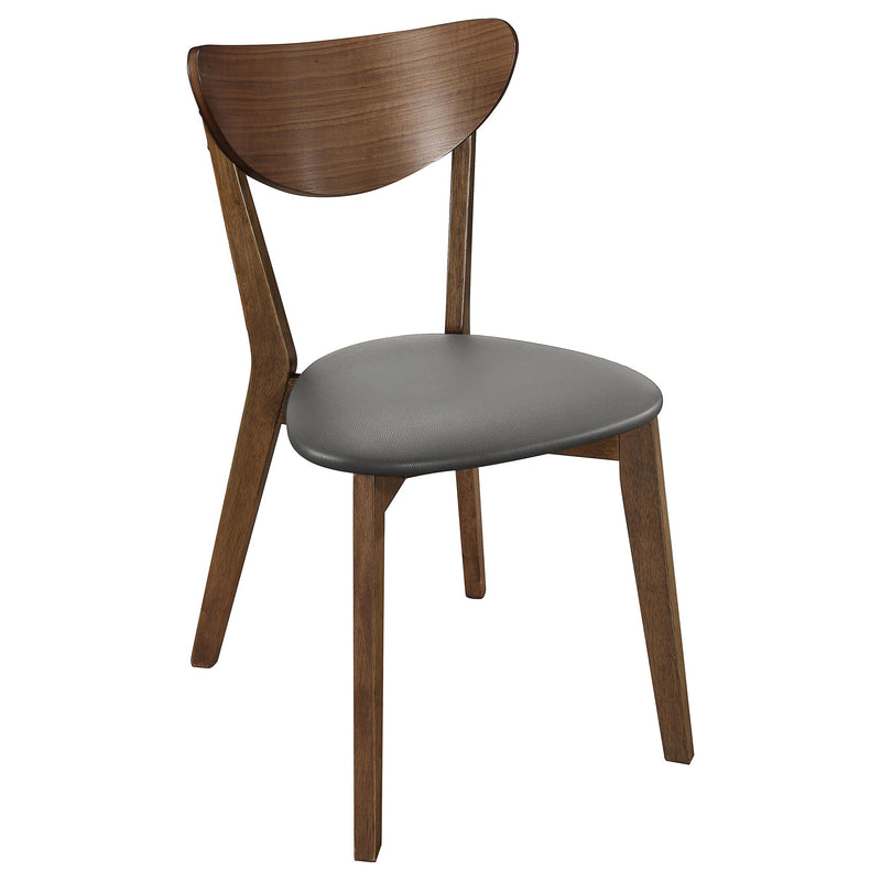 Karri 2-piece Home Office Computer Desk and Chair Set Walnut - detail 4