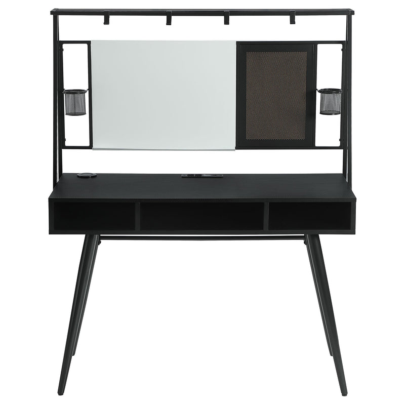 Jessie 47-inch Writing Desk with Whiteboard and USB Black - detail 3