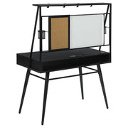 Jessie 47-inch Writing Desk with Whiteboard and USB Black - detail 4