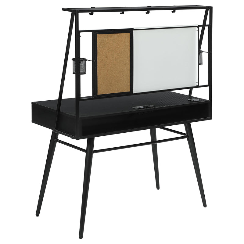Jessie 47-inch Writing Desk with Whiteboard and USB Black - detail 4