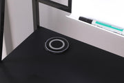 Jessie 47-inch Writing Desk with Whiteboard and USB Black - detail 6