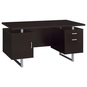 Lawtey 60-inch 2-drawer Office Computer Desk Cappuccino - alternate view