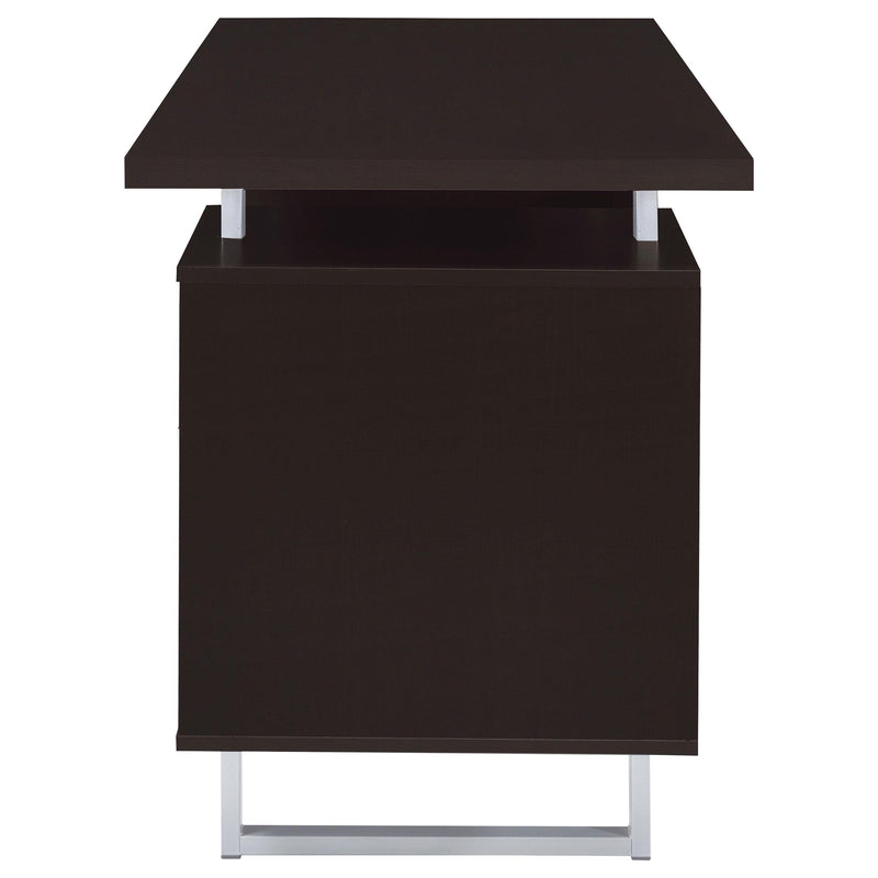 Lawtey 60-inch 2-drawer Office Computer Desk Cappuccino - detail 6