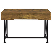 Analiese 2-piece Computer Desk Bookcase Set Rustic Nutmeg - detail 6