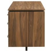 Berhalter 6-Drawer Double Pedestal File Computer Desk - detail 7