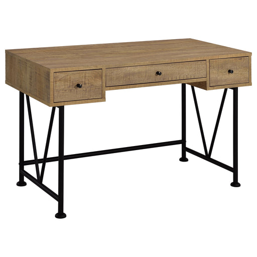 Analiese 47-inch 3-drawer Writing Desk Mango - alternate view