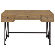 Analiese 47-inch 3-drawer Writing Desk Mango - detail 4