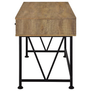 Analiese 47-inch 3-drawer Writing Desk Mango - detail 6