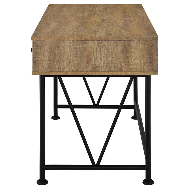 Analiese 47-inch 3-drawer Writing Desk Mango - detail 6