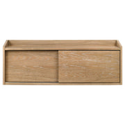 Fabian Bookshelf Bridge with Cubbies Distressed Light Brown - detail 5