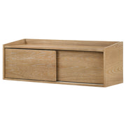 Fabian Bookshelf Bridge with Cubbies Distressed Light Brown - detail 6