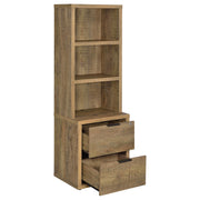Westpark 3-piece Wall Unit Bookcase Set with USB Mango - detail 4
