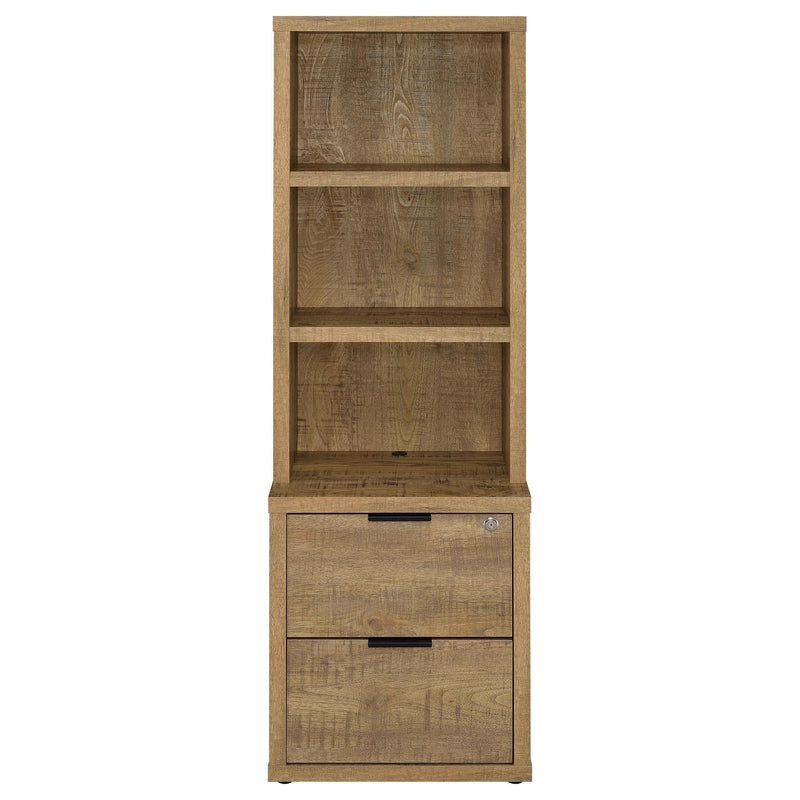 Westpark 3-piece Wall Unit Bookcase Set with USB Mango - detail 5
