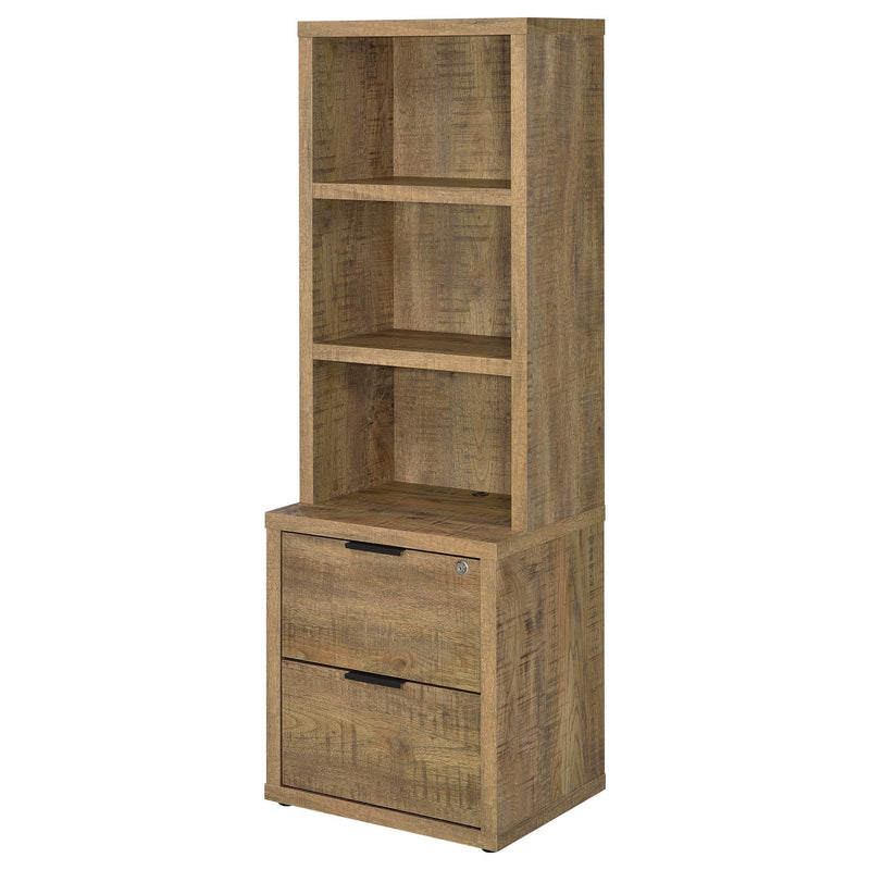 Westpark 3-piece Wall Unit Bookcase Set with USB Mango - detail 6