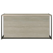 Loomis 60-inch 4-drawer Computer Desk Whitewashed Grey - detail 7