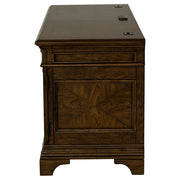 Hartshill 66-inch 5-drawer Credenza Office Desk Burnish Oak - detail 5
