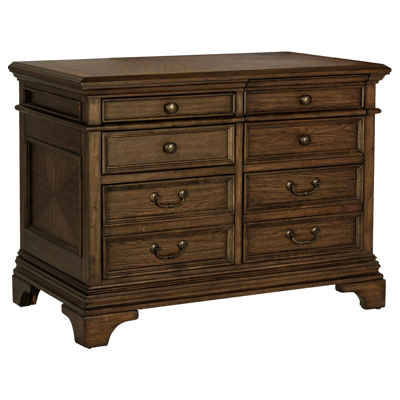 Hartshill 5-drawer Home Office File Cabinet Burnished Oak - alternate view