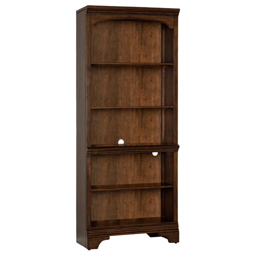 Hartshill 78-inch 5-shelf Bookcase Burnished Oak - alternate view