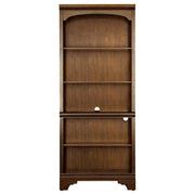 Hartshill 78-inch 5-shelf Bookcase Burnished Oak - detail 3