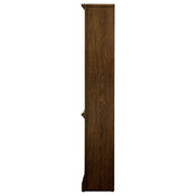 Hartshill 78-inch 5-shelf Bookcase Burnished Oak - detail 4